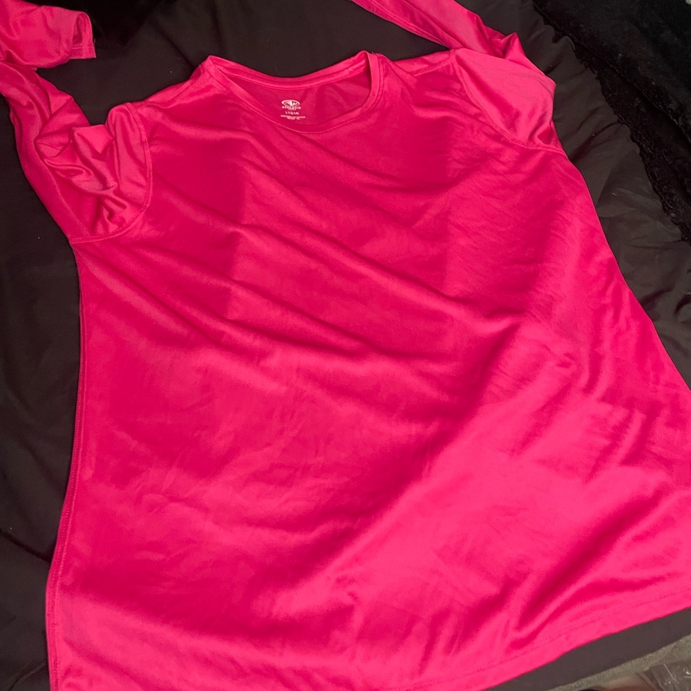 Pink long sleeve tee